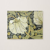 William Morris Pimpernel Tulpen Botanische Kunst Legpuzzel (Horizontaal)
