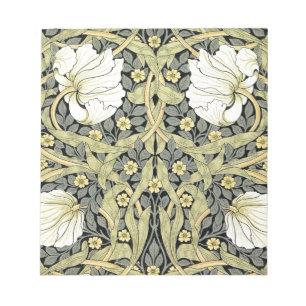 William Morris Pimpernel Tulpen Botanische Kunst Notitieblok
