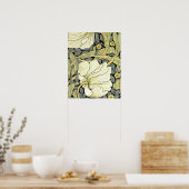 William Morris Pimpernel Tulpen Botanische Kunst Poster (Keuken)