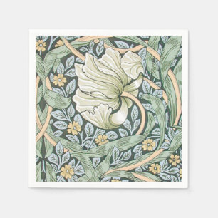 William Morris Pimpernel Tulpen Botanische Kunst Servet