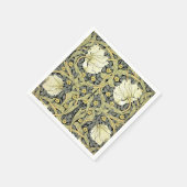 William Morris Pimpernel Tulpen Botanische Kunst Servetten (Hoek)