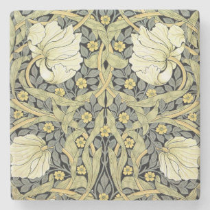William Morris Pimpernel Tulpen Botanische Kunst Stenen Onderzetter