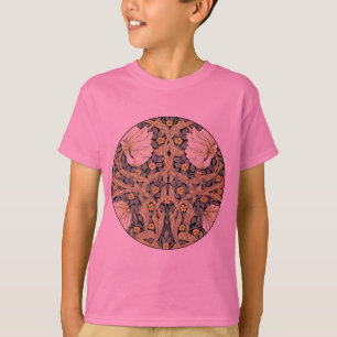 William Morris Pimpernel Tulpen Botanische Kunst T-shirt