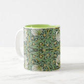 William Morris - Pimpernel Tweekleurige Koffiemok (Voorkant links)