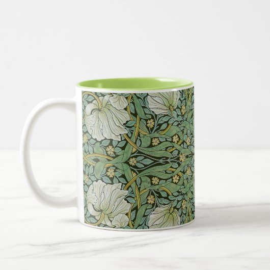 William Morris - Pimpernel Tweekleurige Koffiemok (Links)