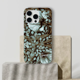 William Morris Pimpernel Vintage Bloemmotief iPhone 15 Pro Max Case