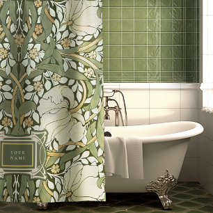 William Morris Pimpernel Vintage Patroon Douche Cu Douchegordijn