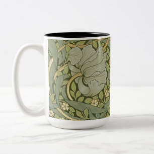 William Morris Pimpernel Vintage Patroon Tweekleurige Koffiemok