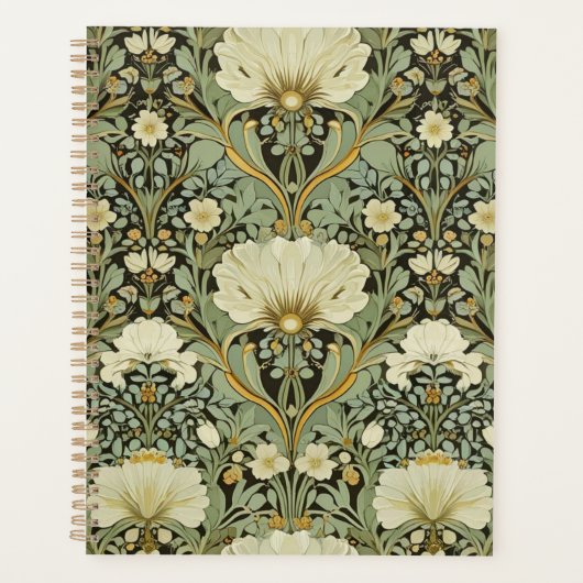 William Morris  Pimpernel Vintage Pre-Raphaelite Planner (Voorkant)