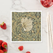 William Morris Pimpernel Vintage Pre-Raphaelite Servet (Insitu)