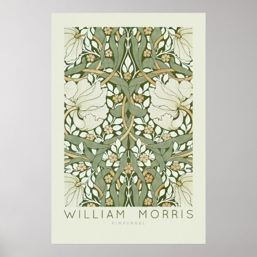 William Morris Pimpernel Wall Art Poster (Voorkant)
