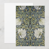 William Morris - Pimpernel Wallpaper Design Aankondiging (Voorkant / Achterkant)
