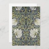 William Morris - Pimpernel Wallpaper Design Bedankkaart (Voorkant / Achterkant)