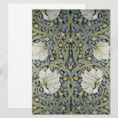 William Morris - Pimpernel Wallpaper Design Feestdagenkaart (Voorkant / Achterkant)