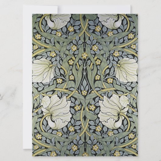 William Morris - Pimpernel Wallpaper Design Feestdagenkaart (Voorkant)