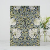 William Morris - Pimpernel Wallpaper Design Feestdagenkaart (Staand voorkant)