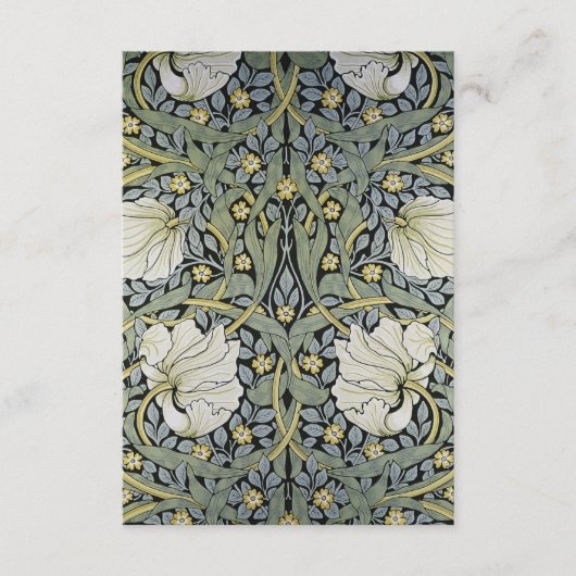 William Morris - Pimpernel Wallpaper Design Informatiekaartje (Voorkant)