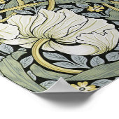 William Morris - Pimpernel Wallpaper Design Poster (Hoek)