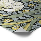 William Morris - Pimpernel Wallpaper Design Poster (Hoek)