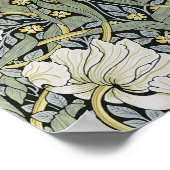 William Morris - Pimpernel Wallpaper Design Poster (Hoek)