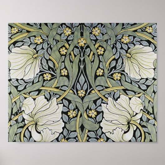 William Morris - Pimpernel Wallpaper Design Poster (Voorkant)