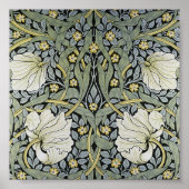 William Morris - Pimpernel Wallpaper Design Poster (Voorkant)