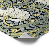 William Morris - Pimpernel Wallpaper Design Poster (Hoek)