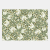 William Morris Pimpernel White Sage Green Inpakpapier Vel (Voorkant 2)