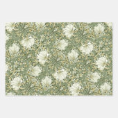 William Morris Pimpernel White Sage Green Inpakpapier Vel (Voorkant 3)