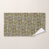  William Morris Pink Blue Brocade Bad Handdoek (Handdoek)