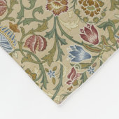  William Morris Pink Blue Brocade Fleece Deken (Hoek)