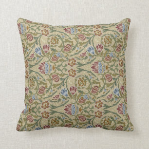  William Morris Pink Blue Brocade Kussen