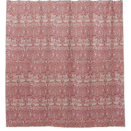 William Morris  Pink Brother Rabbit Birds Douchegordijn