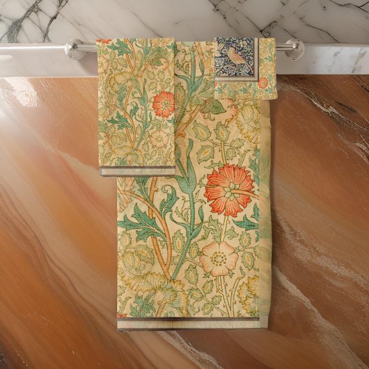 William Morris Pink en Roos 1896 | Bad Handdoek