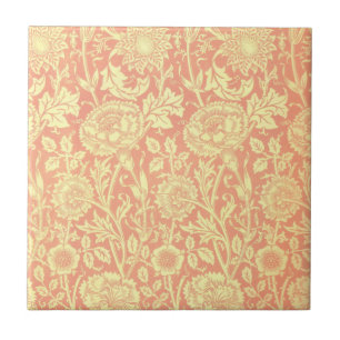 William Morris Pink en Roos Design Tegeltje