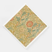 William Morris Pink en Roos Servetten (Hoek)