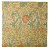  William Morris Pink en Roos Tegeltje (Voorkant)