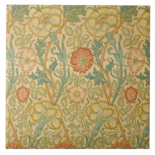  William Morris Pink en Roos Tegeltje