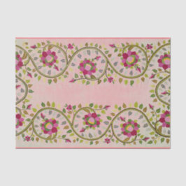  William Morris PINK FLORAL TISSUE PAPIER