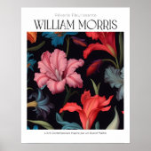 William Morris  Pink Lilly Poster (Voorkant)