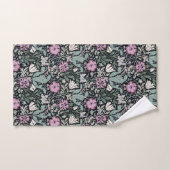 William Morris Pink Poppy Botanical Victorian Bad Handdoek (Handdoek)