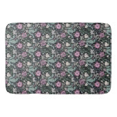 William Morris Pink Poppy Botanical Victorian  Badmat (Voorkant)