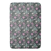 William Morris Pink Poppy Botanical Victorian Badmat (Voorkant Verticaal)