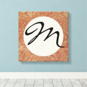 William Morris Pink Poppy Flower Floral Canvas Afdruk (Insitu (Houten vloer))