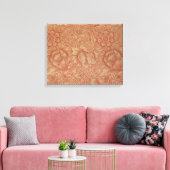 William Morris Pink Poppy Flower Floral Canvas Afdruk (Insitu (Woonkamer))
