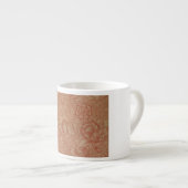 William Morris Pink Poppy Flower Floral Espresso Kop (Voorkant rechts)