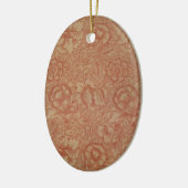 William Morris Pink Poppy Flower Floral Keramisch Ornament (Links)