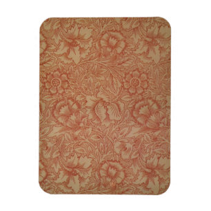 William Morris Pink Poppy Flower Floral Magneet