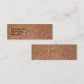 William Morris Pink Poppy Flower Floral Mini Visitekaartje (Voorkant / Achterkant)