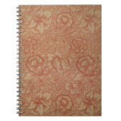 William Morris Pink Poppy Flower Floral Notitieboek (Voorkant)